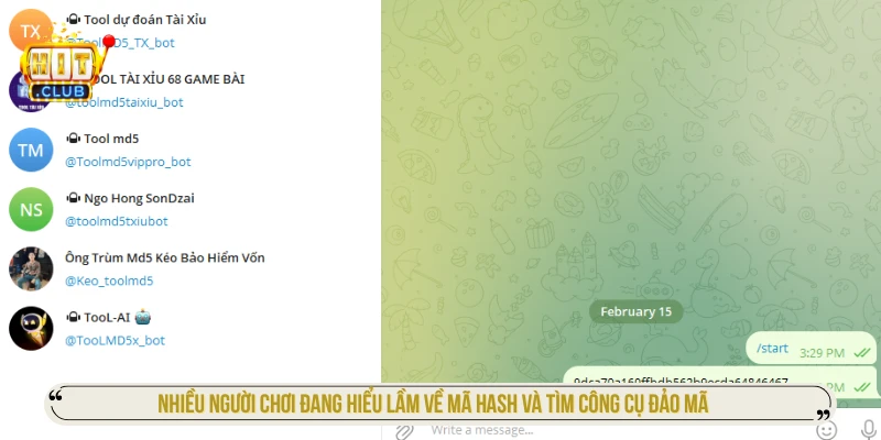 Nhiều người chơi đang hiểu lầm về mã hash và tìm công cụ đảo mã